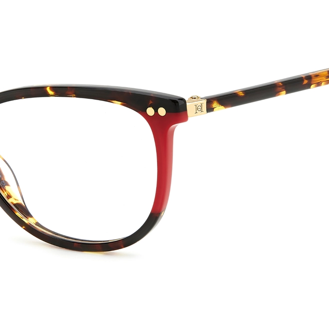 Óculos de Grau Carolina Herrara HER 0213 O63 5415 R Acetato Vermelho Mesclado 4