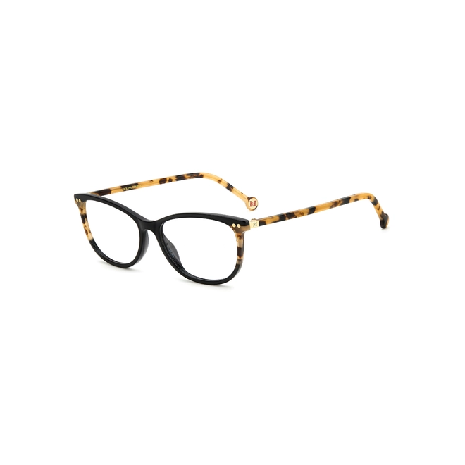 Óculos de Grau Carolina Herrera HER 0213 WR7 5415 R Acetato Preto Mesclado 1