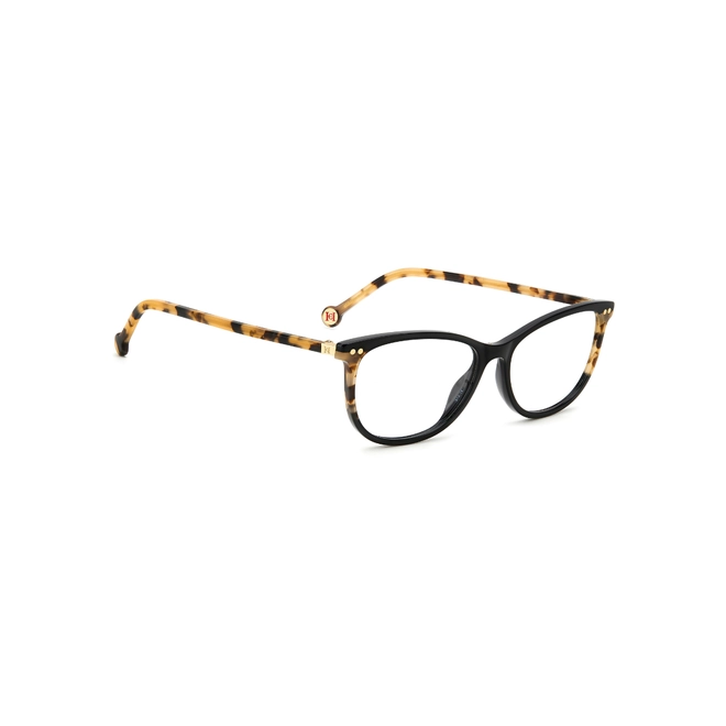 Óculos de Grau Carolina Herrera HER 0213 WR7 5415 R Acetato Preto Mesclado 3