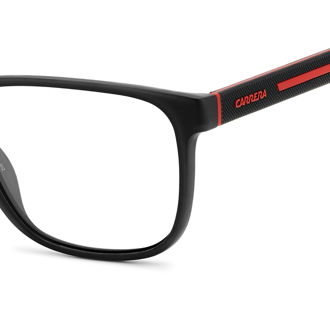 Óculos de Grau CARRERA 8892 BLX 5517 R Acetato Preto Fosco 4