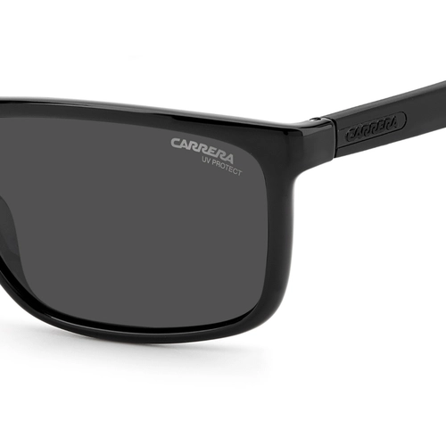 Óculos de Sol CARRERA 8047/S 807 58IR Poliamida Preto com lentes na cor Cinza