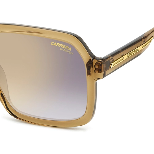 Óculos de Sol Carrera VICTORY C 08/S FMP 56FQ S Poliamida Amarelo com lentes na cor Cinza e Dourado Espelhado