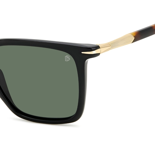 Óculos de Sol David Beckham DB 1130/S WR7 53O7 S Acetato Preto com lentes na cor Verde