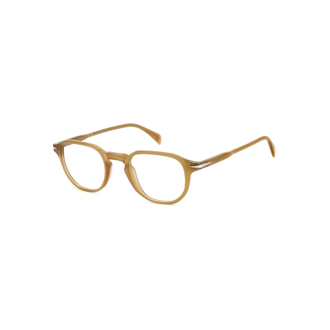 Óculos de Grau David Beckham DB 1140 FMP 4722 R Acetato Amarelo 1