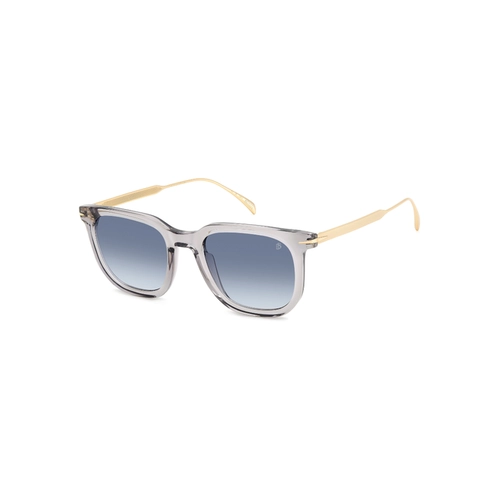 Óculos de Sol David Beckham DB 7119/S FT3 5108 S Acetato Cinza com lentes na cor Azul Degradê