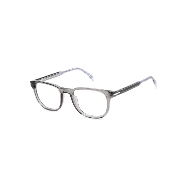 Óculos de Grau David Beckham DB 1123 KB7 5019 R Acetato Cinza Transparente 1