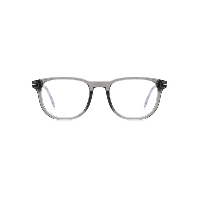 Óculos de Grau David Beckham DB 1123 KB7 5019 R Acetato Cinza Transparente 2