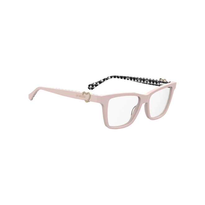 Óculos de Grau Love Moschino MOL610 35J 5215 R Acetato Rosa 3
