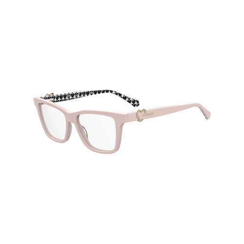 Óculos de Grau Love Moschino MOL610 35J 5215 R Acetato Rosa