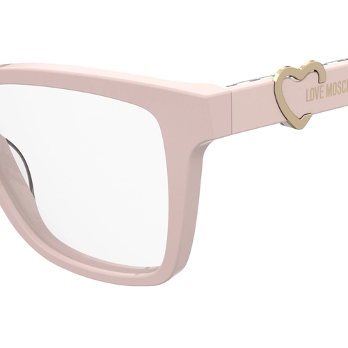 Óculos de Grau Love Moschino MOL610 35J 5215 R Acetato Rosa