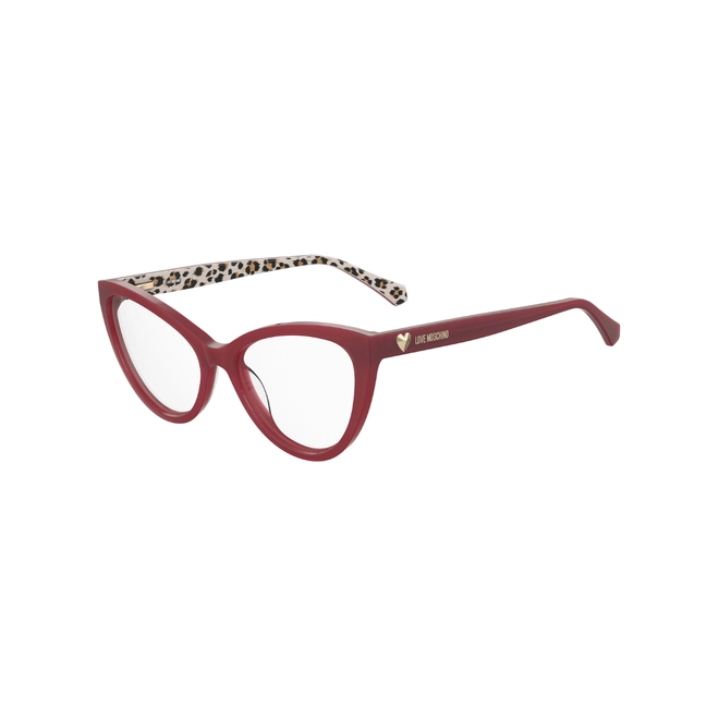 Óculos de Grau Love Moschino MOL631 WGX 5517 R Acetato Vermelho 1