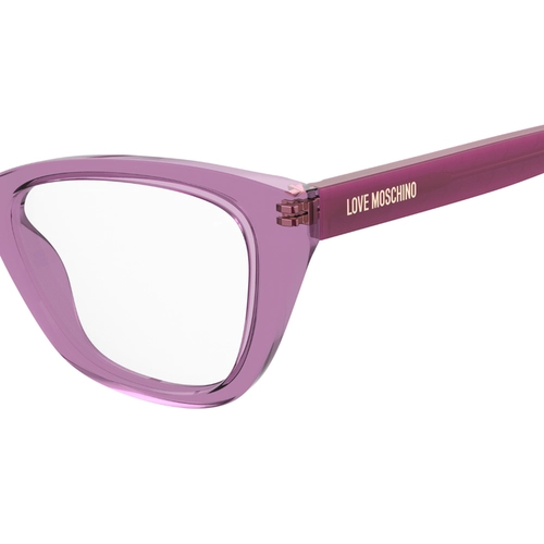 Óculos de Grau Love Moschino MOL636 MU1 5218 R Acetato Rosa