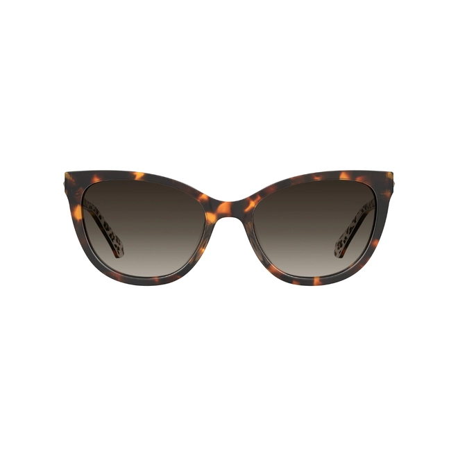 Óculos de Sol Love Moschino MOL072/S H7P 54HA S Acetato Marrom Mesclado com lentes na cor Marrom Degradê 2