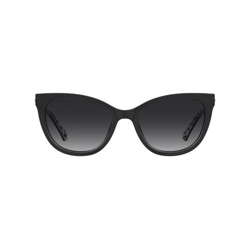 Óculos de Sol Love Moschino MOL072/S 7RM 549O S Acetato Preto com lentes na cor Cinza Escuro Degradê