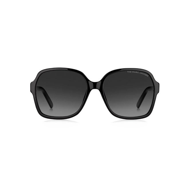 Óculos de Sol Marc Jacobs MARC 526/S 807 579O Acetato Preto com lentes na cor Cinza Escuro Degradê 2