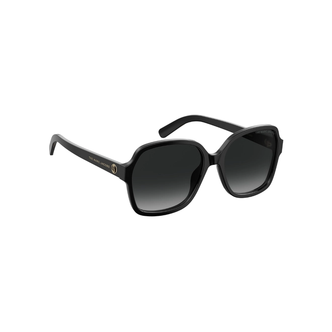 Óculos de Sol Marc Jacobs MARC 526/S 807 579O Acetato Preto com lentes na cor Cinza Escuro Degradê 3