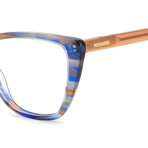 Óculos de Grau Missoni MIS 0159 IWF 5415 R Acetato Azul Mesclado