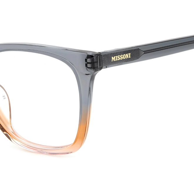 Óculos de Grau Missoni MIS 0160/G S05 5117 R Acetato Cinza e Marrom 4