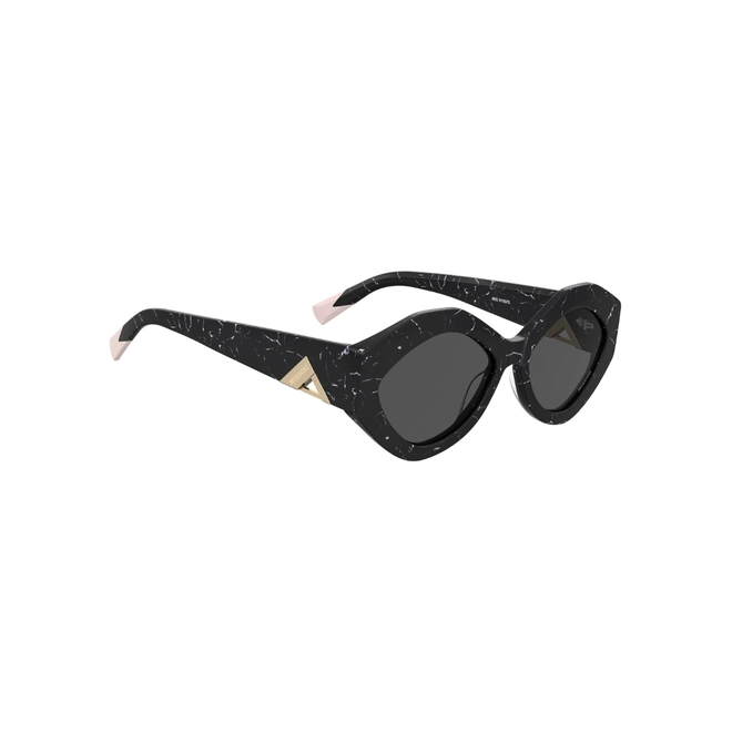Óculos de Sol Missoni MIS 0169/S GBY 56IR S Acetato Preto com lentes na cor Cinza 3