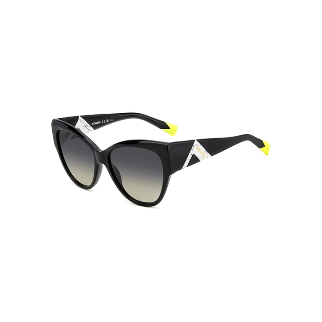 Óculos de Sol Missoni MIS 0171/S 807 57PR S Acetato Preto com lentes na cor Cinza e Marrom Degradê 1