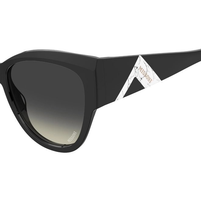 Óculos de Sol Missoni MIS 0171/S 807 57PR S Acetato Preto com lentes na cor Cinza e Marrom Degradê 4