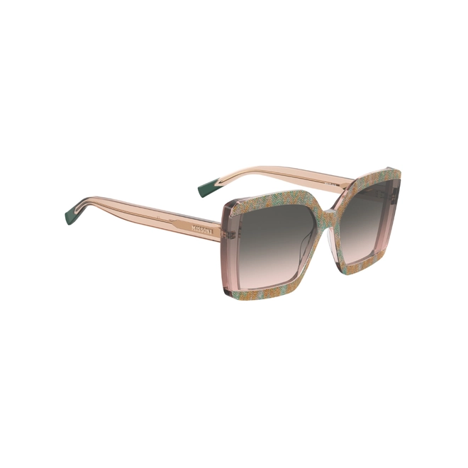 Óculos de Sol Missoni MIS 0186/S 038 62FF S Acetato Rosa Mesclado com lentes na cor Cinza Degradê Rosa 3