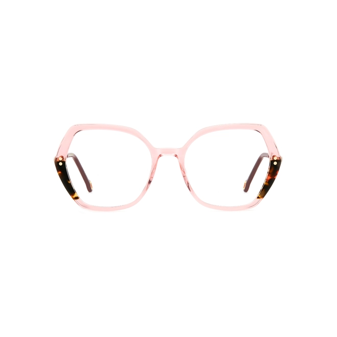 Óculos de Grau Carolina Herrera HER 0205 HT8 5318 R Acetato Rosa Mesclado 2
