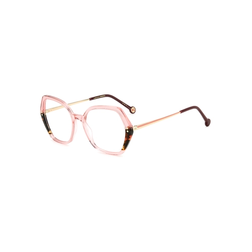 Óculos de Grau Carolina Herrera HER 0205 HT8 5318 R Acetato Rosa Mesclado