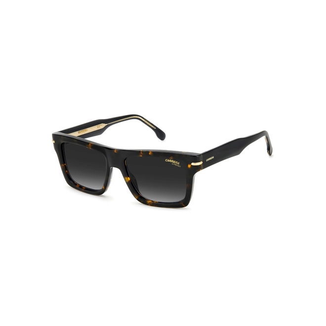 Óculos de Sol CARRERA 305/S 086 549O S Acetato Marrom Mesclado com lentes na cor Cinza Escuro Degradê 1
