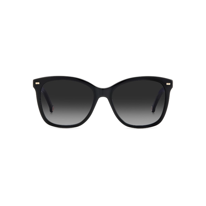 Óculos de Sol Carolina Herrera HER 0137/S 80S 549O Acetato Preto com lentes na cor Cinza 2
