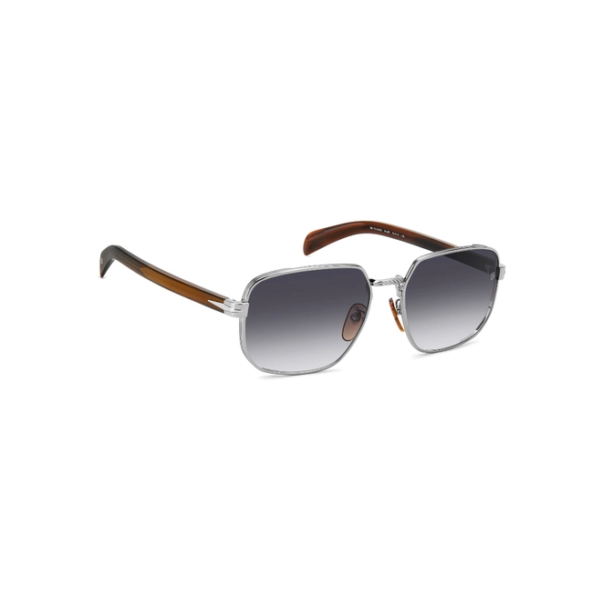 Óculos de Sol David Beckham DB 7121/G/S WIJ 609O Metal Prata com lentes na cor Cinza Degradê 3
