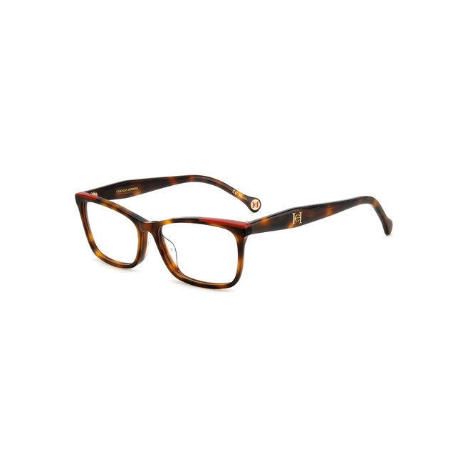 Óculos de Grau Carolina Herrera HER 0202/G O63 5615 R Acetato Marrom Mesclado 1