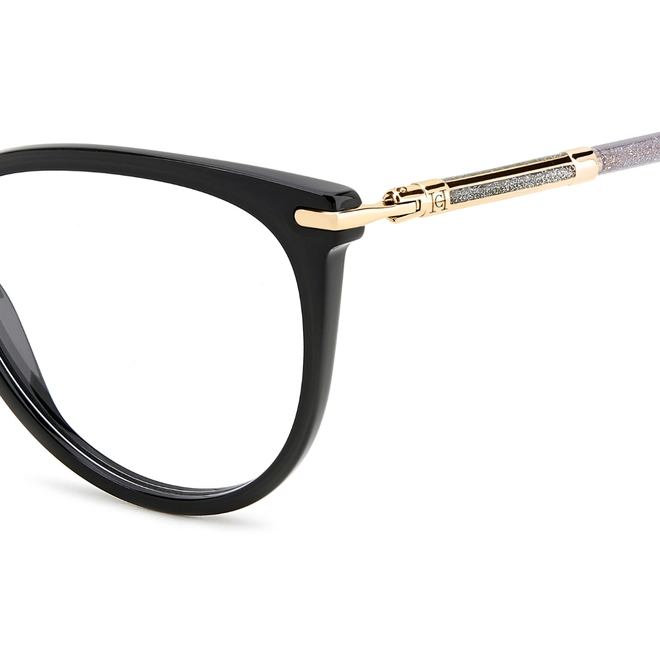 Óculos de Grau Carolina Herrera HER 0231 P9X 5516 R Acetato Preto 4