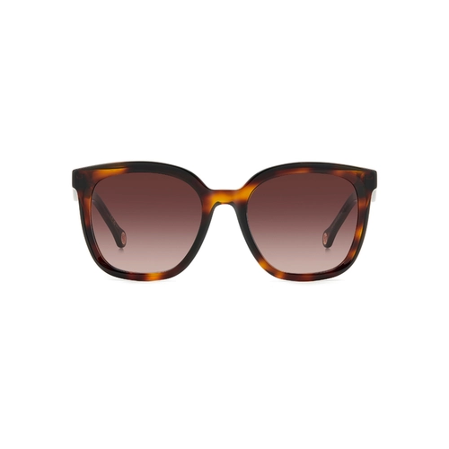 Óculos de Sol Carolina Herrera HER 0225/G/S 0T4 54HA S Acetato Marrom Mesclado com lentes na cor Marrom Degradê