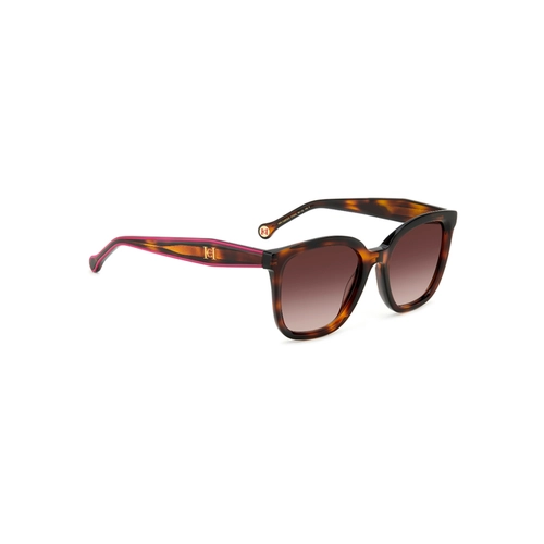 Óculos de Sol Carolina Herrera HER 0225/G/S 0T4 54HA S Acetato Marrom Mesclado com lentes na cor Marrom Degradê