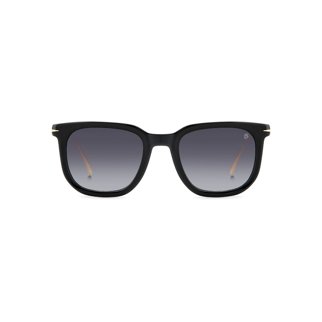 Óculos de Sol David Beckham DB 7119/S 2M2 519O S Acetato Preto com lentes na cor Cinza Escuro Degradê 2
