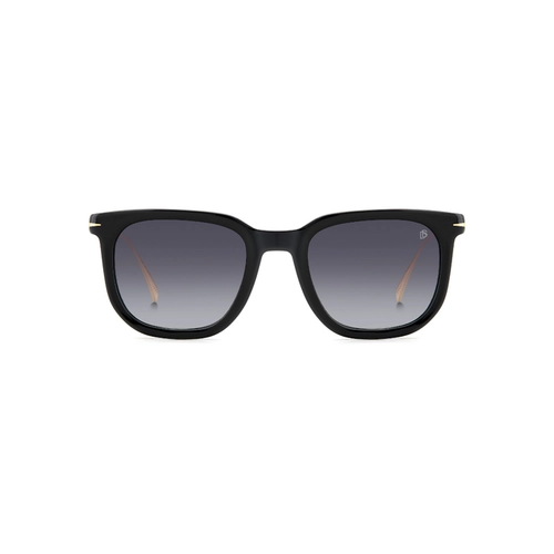 Óculos de Sol David Beckham DB 7119/S 2M2 519O S Acetato Preto com lentes na cor Cinza Escuro Degradê