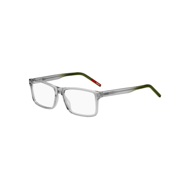 Óculos de Grau Hugo Boss HG 1262 3U5 5516 R Acetato Cinza Transparente 1