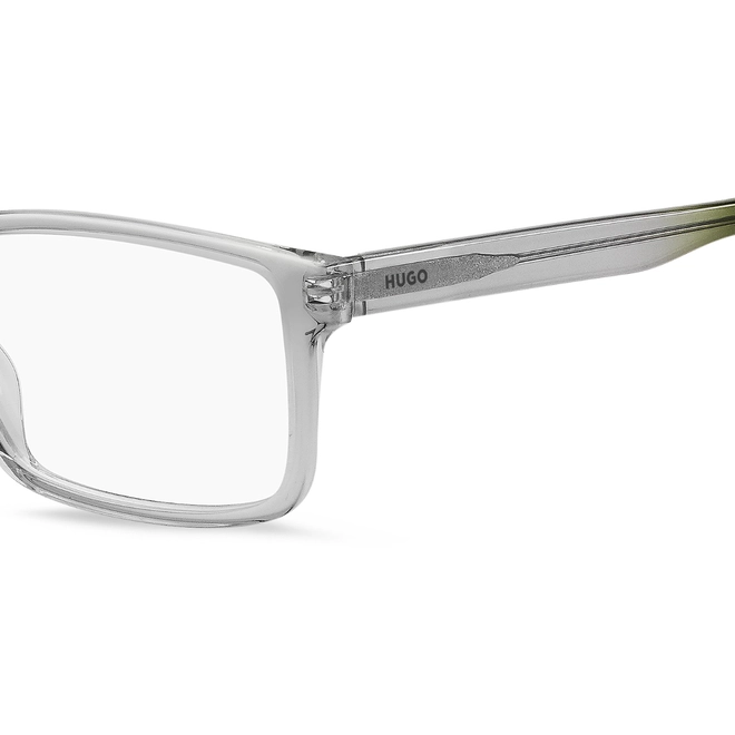 Óculos de Grau Hugo Boss HG 1262 3U5 5516 R Acetato Cinza Transparente 4