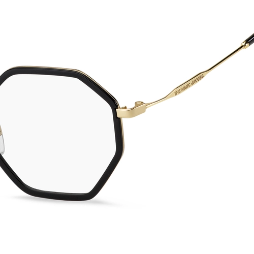 Óculos de Grau Marc Jacobs MARC 538 807 5019 R Acetato e Metal Preto com Dourado
