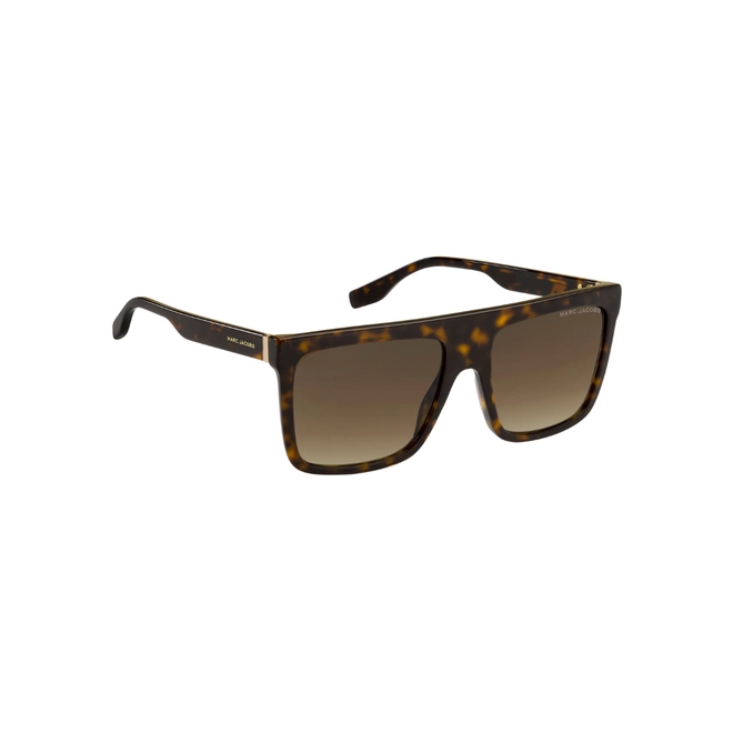 Óculos de Sol Marc Jacobs MARC 639/S 086 57HA S Acetato Marrom Mesclado com lentes na cor Marrom Degradê 3