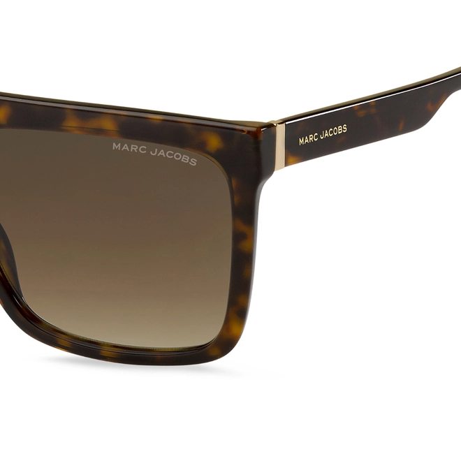 Óculos de Sol Marc Jacobs MARC 639/S 086 57HA S Acetato Marrom Mesclado com lentes na cor Marrom Degradê 4