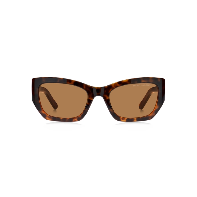 Óculos de Sol Marc Jacobs MARC 723/S 086 5370 S Acetato Marrom Mesclado com lentes na cor Marrom 2