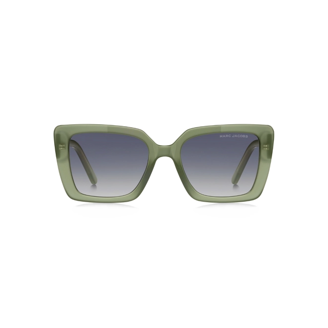 Óculos de Sol Marc Jacobs MARC 733/S 1ED 52GB S Acetato Verde com lentes na cor Cinza e Azul Degradê 2