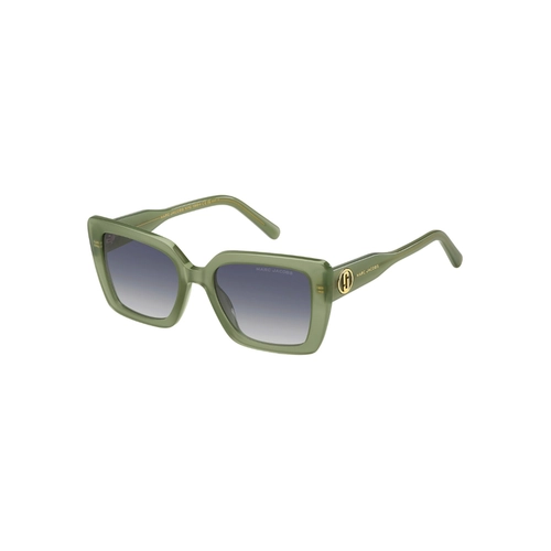 Óculos de Sol Marc Jacobs MARC 733/S 1ED 52GB S Acetato Verde com lentes na cor Cinza e Azul Degradê