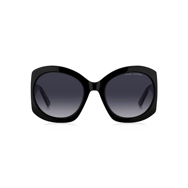 Óculos de Sol Marc Jacobs MARC 722/S 807 559O S Acetato Preto com lentes na cor Cinza Escuro Degradê 2