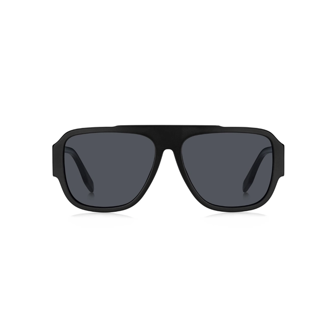 Óculos de Sol Marc Jacobs MARC 756/S 003 57IR S Acetato Preto Fosco com lentes na cor Cinza 2