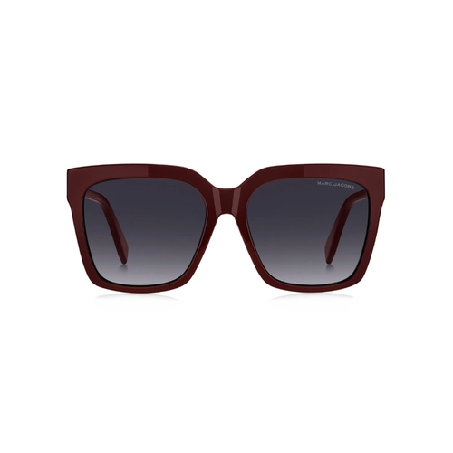 Óculos de Sol Marc Jacobs MARC 764/S LHF 579O S Acetato Bordô com lentes na Cinza Escuro Degradê