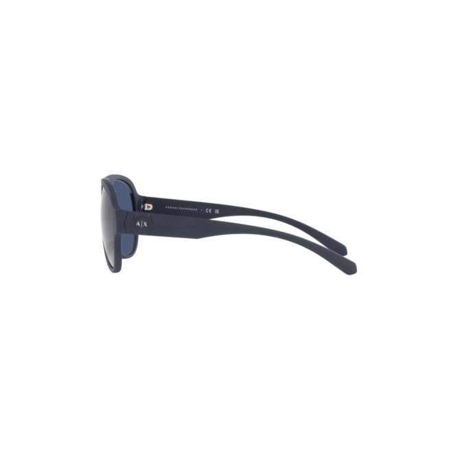 Óculos de Sol Armani Exchange 0AX4126SU 81818058 Acetato Azul com lentes na cor Azul 3