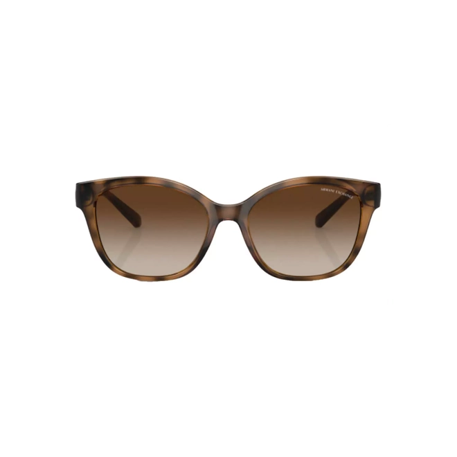 Óculos de Sol Armani Exchange 0AX4127S 82131354 Acetato Marrom Mesclado com lentes na cor Marrom Degradê 2